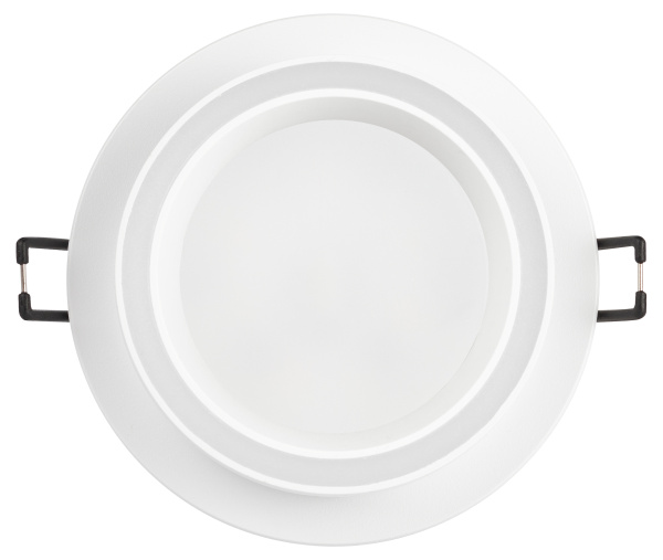 Светильник точечный GX53 круг белый встраиваемый ЭРА