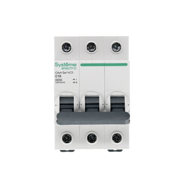 Автомат 3Р 16А C 4,5кА City9 Systeme Electric 