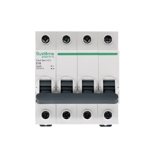Автомат 4Р 16А C 4,5кА City9 Systeme Electric 