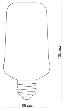 купить Лампа свд LED-L60-6W/Flame/E27/PLD01WH Uniel в Сыктывкаре Лампа свд LED-L60-6W/Flame/E27/PLD01WH Uniel