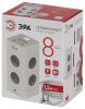 Фильтр сетевой 8-мест 1,5м ПВС 3*1 белый USB ЭРА Башня (2А+2С)