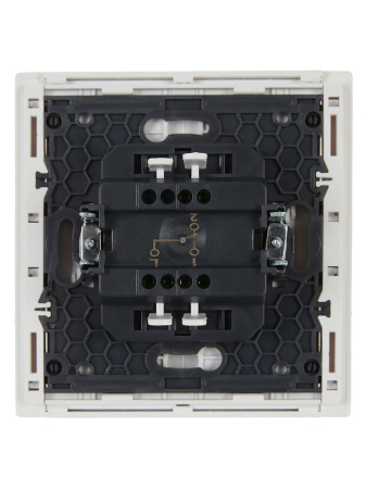 Фортепиано белый переключатель 1кл скрытая 10А IP20 