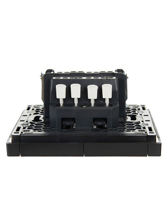 купить Фортепиано черный переключатель 2кл скрытая 10А IP20  в Сыктывкаре Фортепиано черный переключатель 2кл скрытая 10А IP20