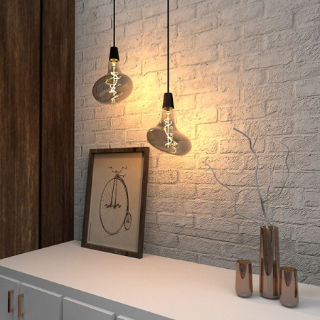 купить Лампа свд 220В Е27 6Вт 2400К 240лм FD180 серая филамент Gauss  в Сыктывкаре Лампа свд 220В Е27 6Вт 2400К 240лм FD180 серая филамент Gauss