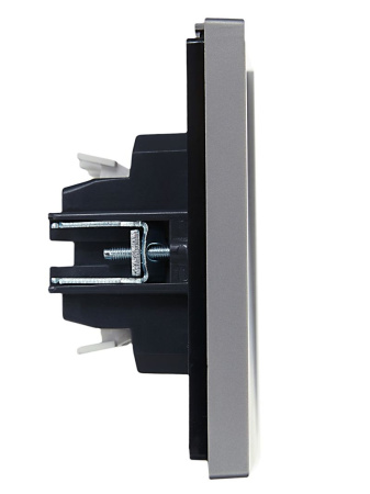 купить Фортепиано сталь переключатель 2кл с подсветкой скрытая 10А IP20  в Сыктывкаре Фортепиано сталь переключатель 2кл с подсветкой скрытая 10А IP20