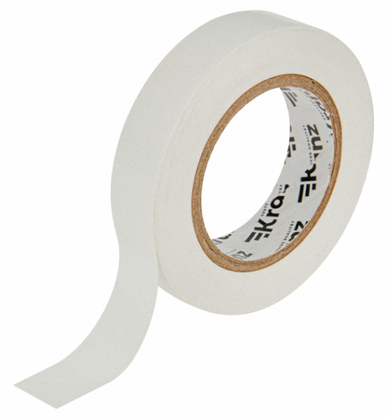 Изолента ПВХ 15мм*20м белый Kranz 